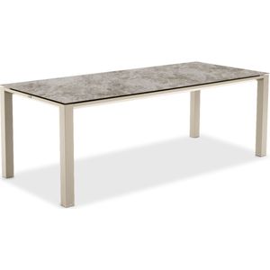 Tuintafel Concept 210x90 Keramiek Sandstone Rechthoekig 6 Personen 90x210x74 cm