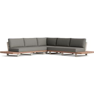 Loungeset Fitz Roy Teak 10005  7 Personen 339x339x75 cm