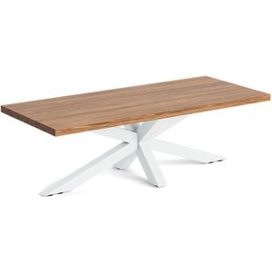 Tuintafel Texas Cross 230x100cm Teak 10005 Rechthoekig 6 Personen 100x230x78 cm