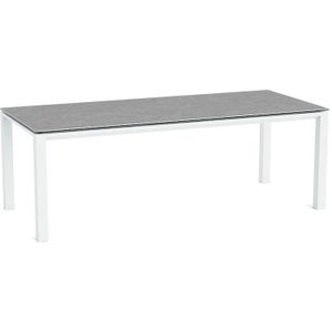 Tuintafel Concept wit 210x90cm Keramiek 10012 Rechthoekig 6 Personen 90x210x75 cm