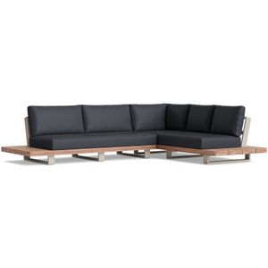 Loungeset Fitz Roy 4 personen Teak 10005  4 Personen 257x340x75 cm