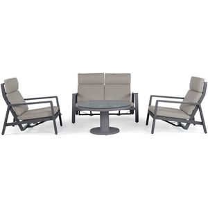 Loungeset Laguna 4 personen Keramiek 10011 N.A. 4 Personen 140x282x85 cm