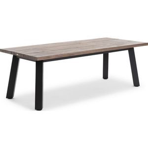 Tuintafel Texas 230x100cm Teak Grey Rechthoekig 6 Personen 100x230x78 cm