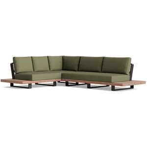 Loungeset Fitz Roy 5 personen Teak 10005  5 Personen 257x340x75 cm