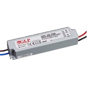 Global Leader Power GPC-20-350 stroomgestuurde ledvoeding - 350 milliampère - 9 tot 48 volt - 16,8 watt