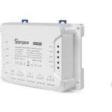 Sonoff - 4CH - 4 Gang Smart Schakelaar - Inching | Interlock | Self-locking - Bedien apparaten in huis met je smartphone
