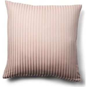 Kussensloop 60x63 cm - 100% katoen satijn - Roze effen kussensloop - Borg Living