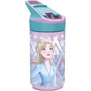 Disney - Frozen - Drinkfles - Lichtpaars Blauw - Tritan - 480 ml