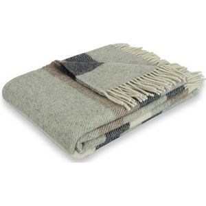 Nordstrand Home - Wollen Plaid - Grijstinten - 130x200 cm - Zachte Wollen Deken