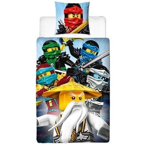 LEGO Ninjago - Beddengoed - Multikleur - 140x200 cm - Wendbaar Design - 100% Katoen