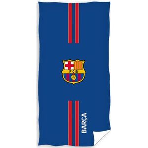 Barcelona handdoek - 70x140 cm - FCB Logo - 100% katoen - Badhanddoek met FC Barcelona logo