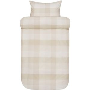 Beddengoed voor tweepersoons dekbed - 100% extra fijne katoenen set - 200x220 cm - Høie Elen geel