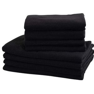 Microvezel handdoeken - 8 stuks in verpakking - Grijs - Lichtgewicht handdoeken