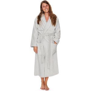 Kamerjas - Maat L/XL - 100% katoen - Badjas - Lichtgrijs - Nordstrand Home