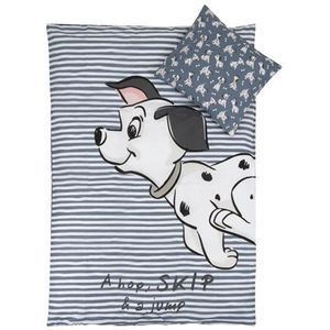 Junior dekbedovertrek 100x140 cm - Disney 101 Dalmatiërs junior dekbedovertrek - 2-in-1 design - 100% katoen