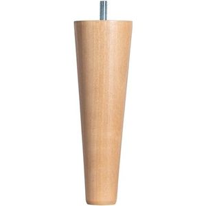 Bedpoten - 18 cm - Eikenhouten poten voor het continentale bed of de boxspring