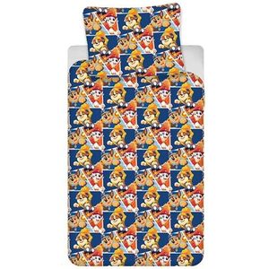 Baby beddengoed 70x100 cm - Marshall, Chase & Rubble - 100% zachte katoen - Paw Patrol beddengoed