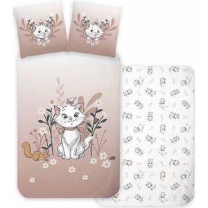 Junior beddengoed 100x140cm - Marie - Aristocats beddengoed set - 100% katoen