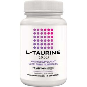 L Taurine 1000 Tabletten 60 Pharmanutrics  -  Pharmanutrics