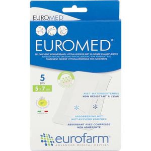 Euromed 5x 7cm 5 Eilandpleister Steriel  -  I.D. Phar