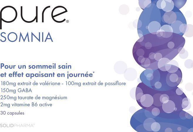 Pure Somnia® - Formule - Plantenextracten - Magnesiumtauraat - GABA - Vitamine B6