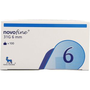 Novofine Ster Naald 6mm/31 gr 100 St
