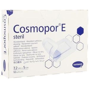 Cosmopor E Latexfree 7,2x5cm 10 P/s  -  Hartmann