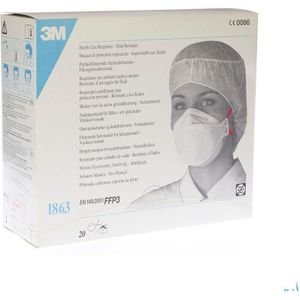 Ademhalingsmasker Ffp3 Norm En149 20 1863  -  3M