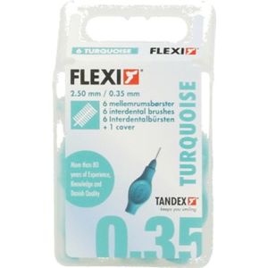 Flexi Turquoise Borsteltje Extra Micro Fine 6  -  Deprophar