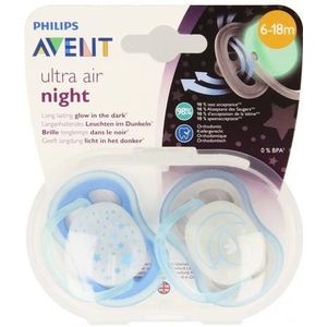 Philips Avent Fopspeen +6M Air Night Boy