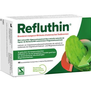 Refluthin Munt Kauwtabl 48