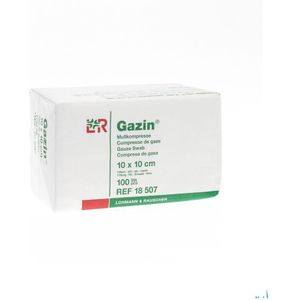 Gazin Kompres Niet steriel 12p 10,0x10,0cm 100 18507  -  Lohmann & Rauscher