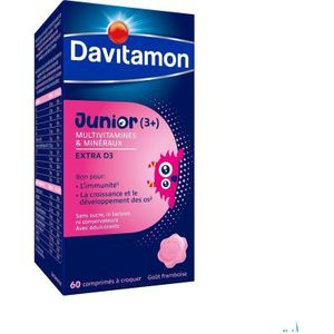 Davitamon Junior Framboos V1 Tabletten 60