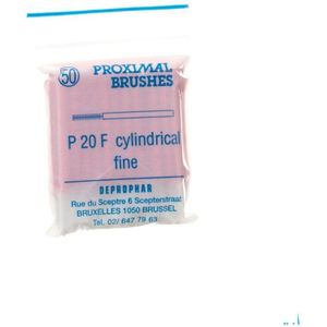 Proximal Borsteltje Cylindrisch Fine Red 50  -  Deprophar