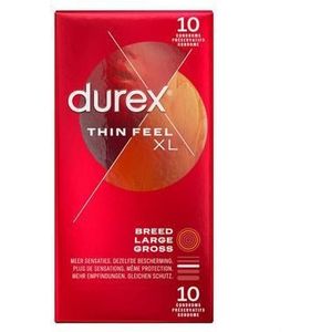Durex Thin Feel Xl Condoms 10