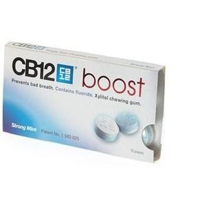 Cb12 Boost Chewing Gum Strong Mint Suikervrij 10