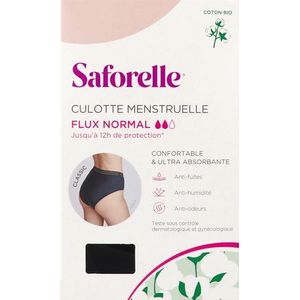 Saforelle - Menstruatie Slip - Normale Vloed - 1 Stuk - Hypoallergeen Biokatoen
