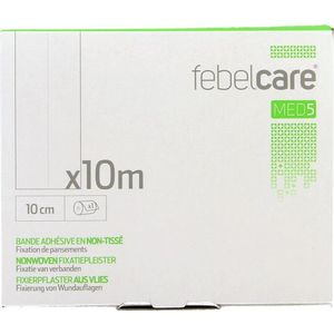 Febelcare Med5 Fixatiepleist. N-woven 10cm 10m 1