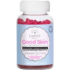 Lashile Beauty - Good Skin Night Gummies - 60 Stuks - Vitamine A