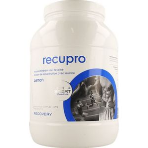 Trisportpharma Recupro + leucine Lemon Poeder Pot 1,5kg  -  Trisport Pharma