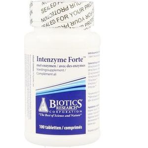Biotics Intenzyme Forte 100 tabletten  -  Energetica Natura