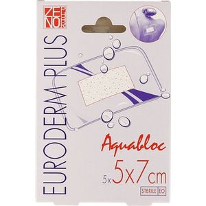 Euroderm Plus 5x 7cm 5 Pleister Steriel Wtp  -  I.D. Phar