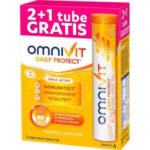 Omnivit Daily Protect Tripack Bruistabl 3X20  -  Sanofi
