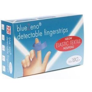 Bluezeno Detectable Fingerstrip Blue 18x2cm 100  -  Zeno Phar