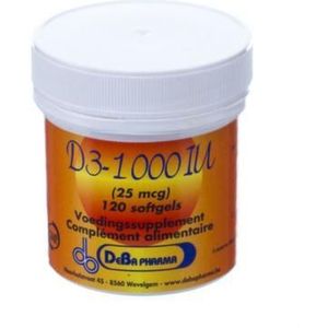 D3 1000iu Softgels 120  -  Deba Pharma