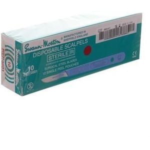Scalpel S.m Disposable Steriel Nr10 10  -  Wm Supplies