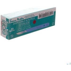 Scalpel S.m Disposable Steriel Nr10 10  -  Wm Supplies