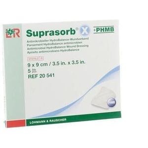 Suprasorb X Verband Phmb Ster 9x 9cm 5 20541  -  Lohmann & Rauscher