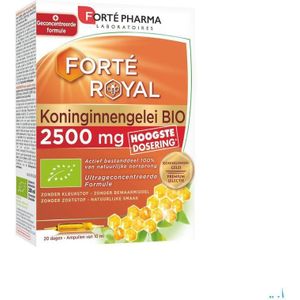 Forté Pharma - Koninginnengelei Bio - 2500mg - Ampullen - 20x10ml