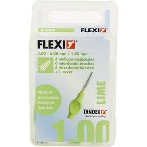 Flexi Green Borsteltje Tapered Interdentaal 6  -  Deprophar